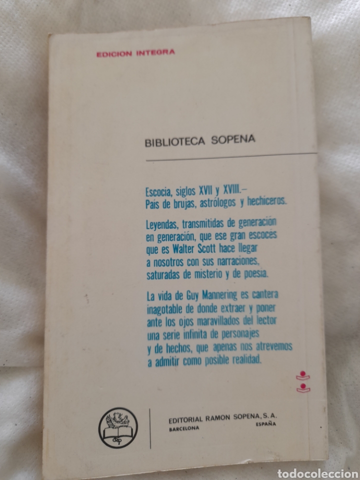 Libros de segunda mano: Guy Mannering. Walter Scott - Foto 2