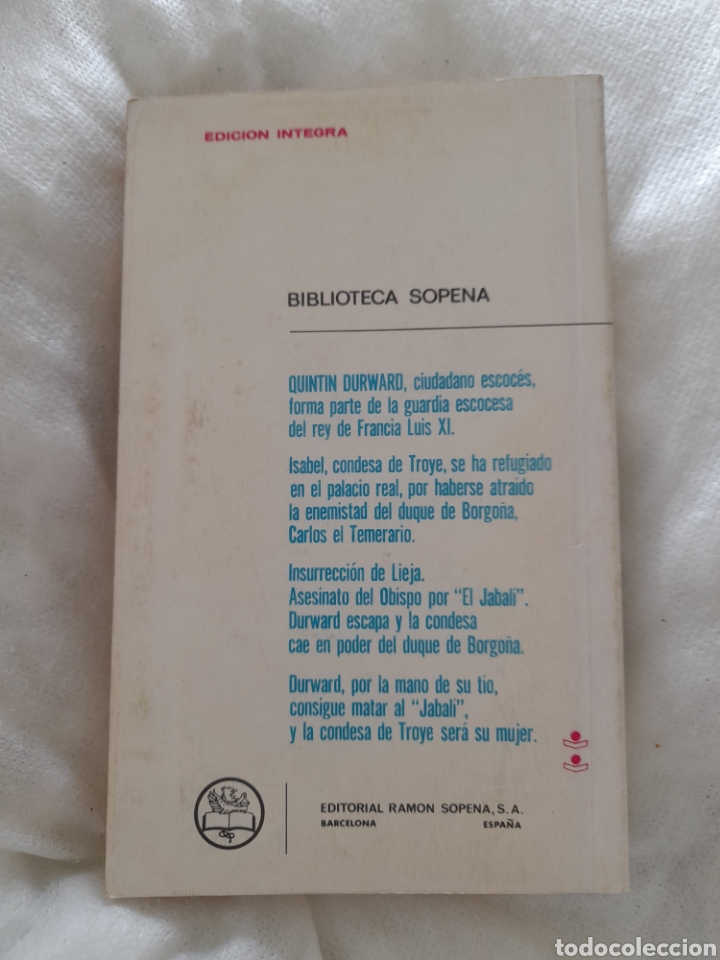 Libros de segunda mano: Quint&iacute;n Durward. Walter Scott - Foto 2
