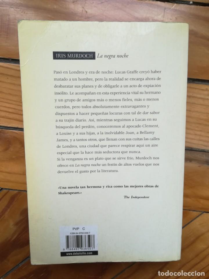 Libros de segunda mano: La negra noche. Iris Murdoch - Foto 2