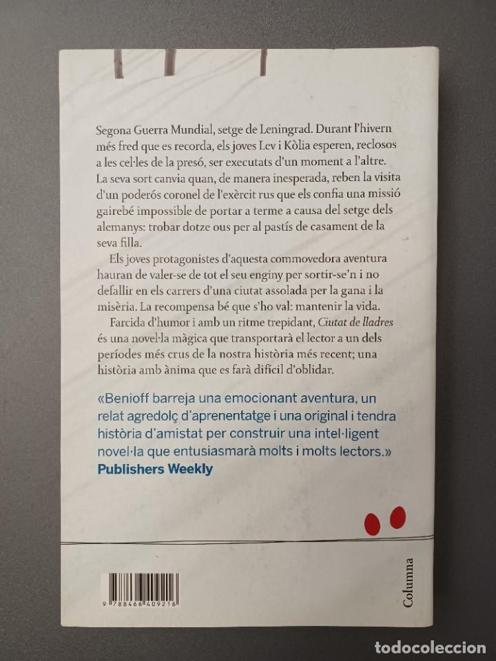 Libros de segunda mano: BENIOFF, DAVID. CIUTAT DE LLADRES - Foto 2