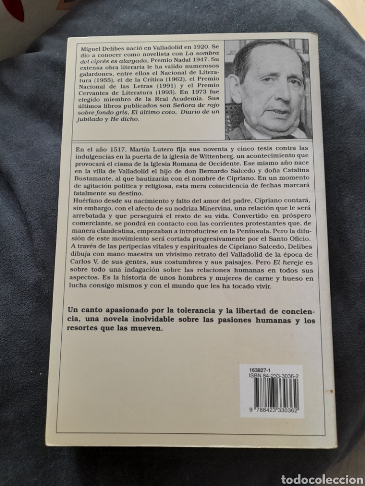 Libros de segunda mano: El hereje. Miguel Delibes. - Foto 2