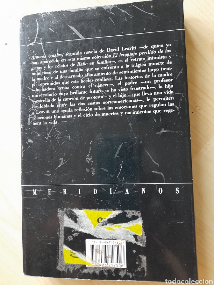 Libros de segunda mano: Amores iguales. David Leavitt - Foto 2