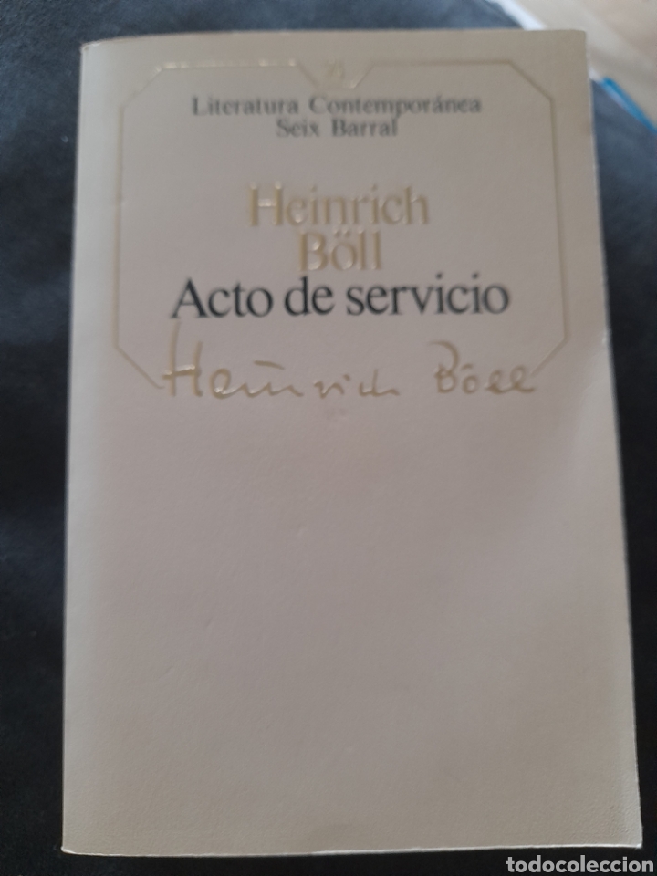 Libros de segunda mano: Acto de servicio. Heinrich B&ouml;ll - Foto 1