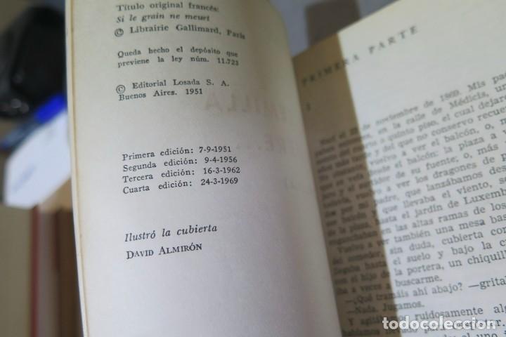 Libros de segunda mano: Si la semilla no muere. Gide - Foto 2