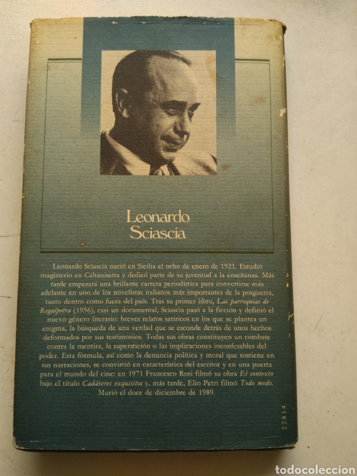 Libros de segunda mano: TODO MODO/LEONARDO SCIASCIA - Foto 4