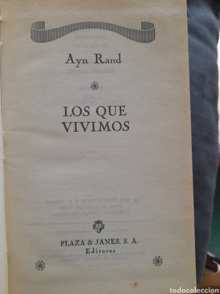 Libros de segunda mano: Los que vivimos. Ayn Rand - Foto 2