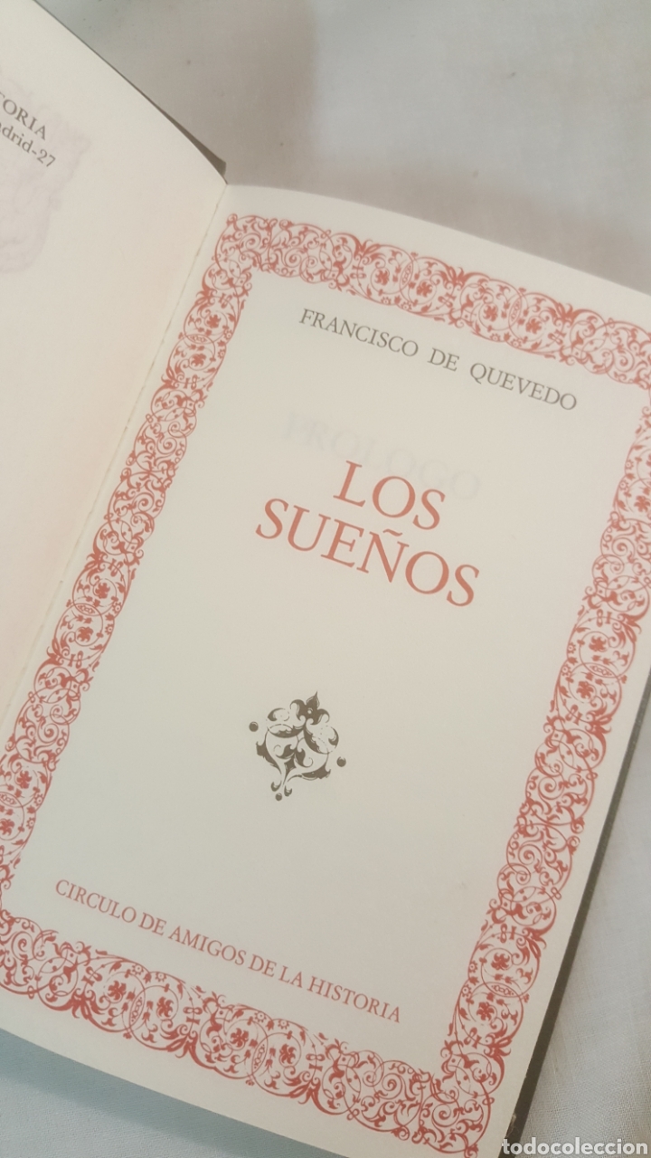 Libros de segunda mano: LIBRO LOS SUE&Ntilde;OS DE FRANCISCO DE QUEVEDO