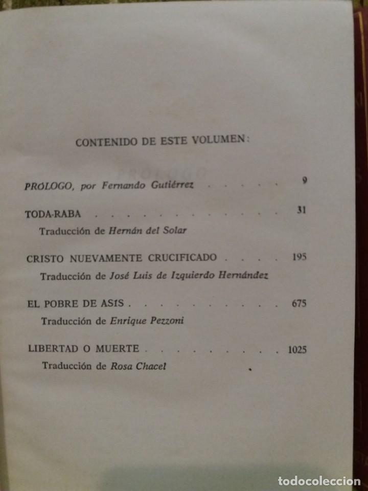 Libros de segunda mano: OBRAS SELECTAS DE NIKOS KAZANTZAKI - Foto 5