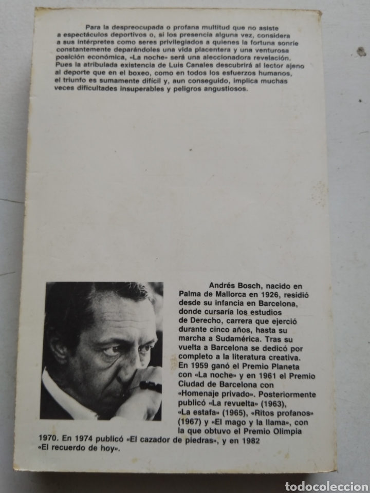 Libros de segunda mano: LA NOCHE/ANDRES BOSCH - Foto 3