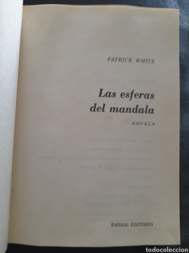 Libros de segunda mano: Las esferas del mandala. Patrick White - Foto 2