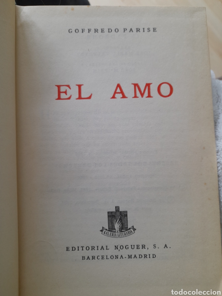 Libros de segunda mano: El amo. Goffredo Parise - Foto 2