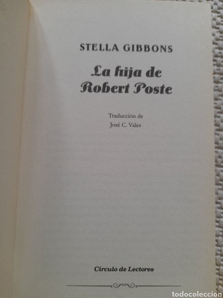 Libros de segunda mano: La hija de Robert Poste. Stella Gibons - Foto 2