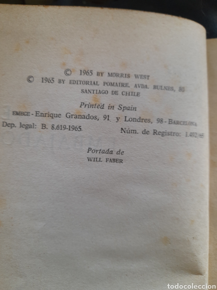 Libros de segunda mano: El embajador. Morris West - Foto 3