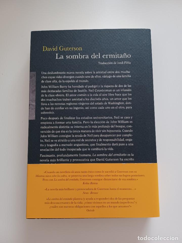 Libros de segunda mano: GUTERSON, DAVID. LA SOMBRA DEL ERMITA&Ntilde;O - Foto 2