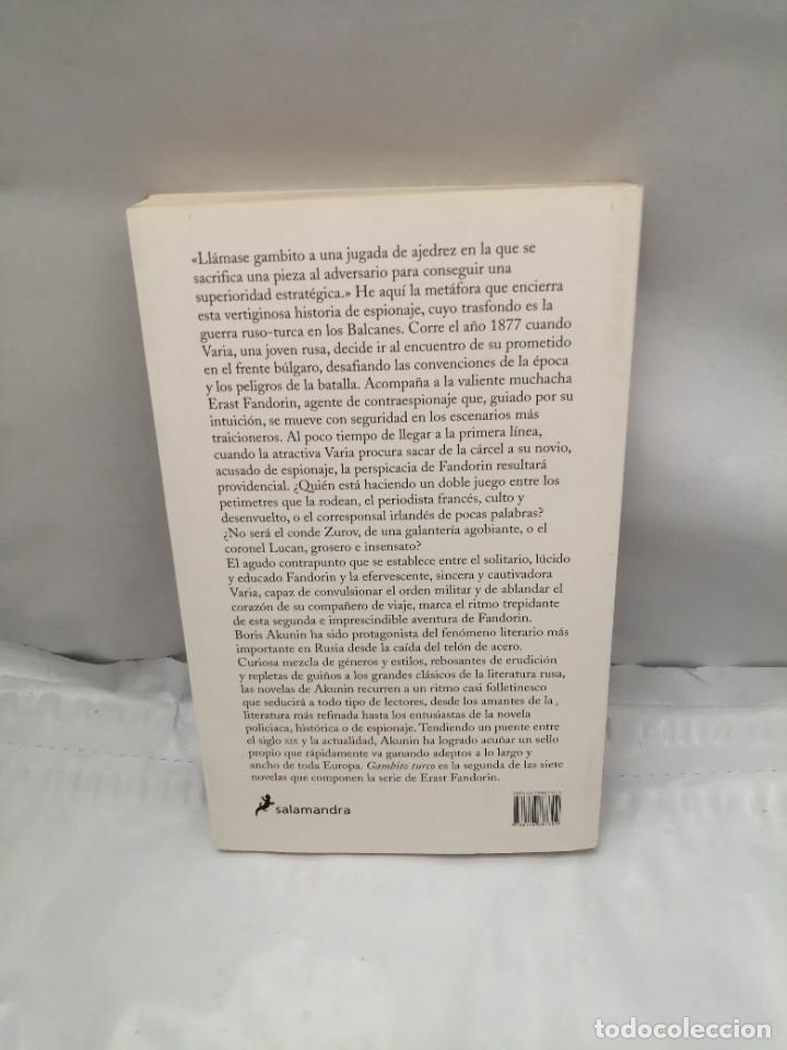 Libros de segunda mano: GAMBITO TURCO (PRIMERA EDICI&Oacute;N) - Foto 2