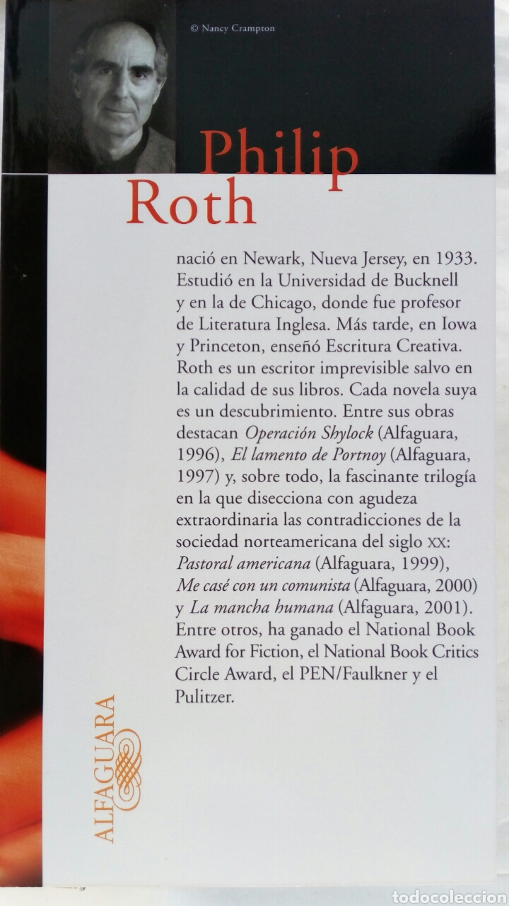 Libros de segunda mano: El animal moribundo. Philip Roth. - Foto 3