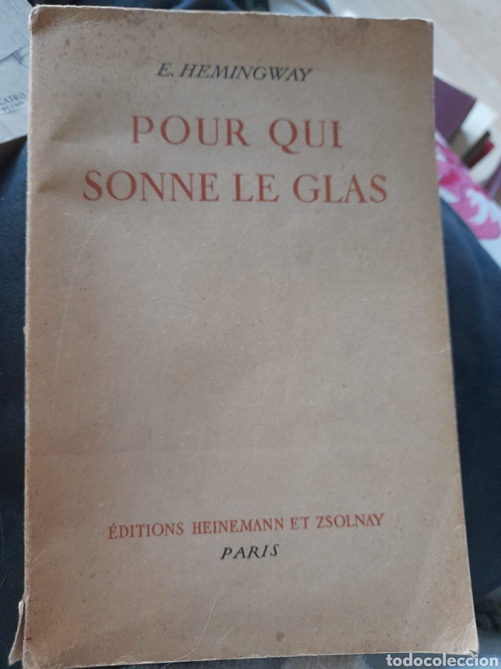 Libros de segunda mano: Pour qui sonne le glas. E. Hemingway - Foto 1
