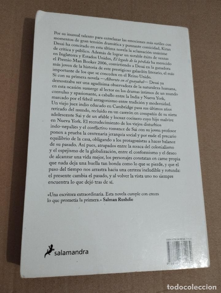 Libros de segunda mano: EL LEGADO DE LA P&Eacute;RDIDA (KIRAN DESAI) - Foto 3