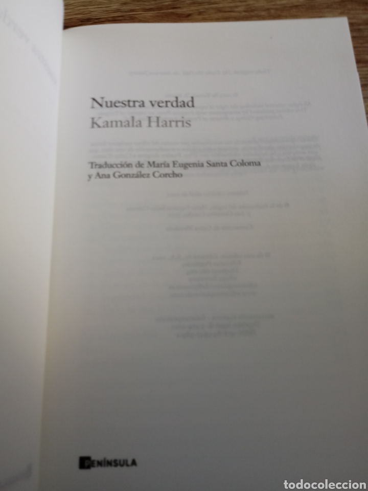 Libros de segunda mano: Nuestra verdad de Kamala Harris. - Foto 3