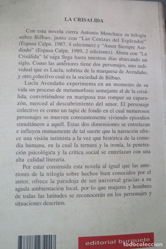 Libros de segunda mano: La crisalida. Menchaca - Foto 2