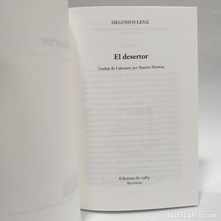 Libros de segunda mano: EL DESERTOR - SiegfriedLenz - Foto 5