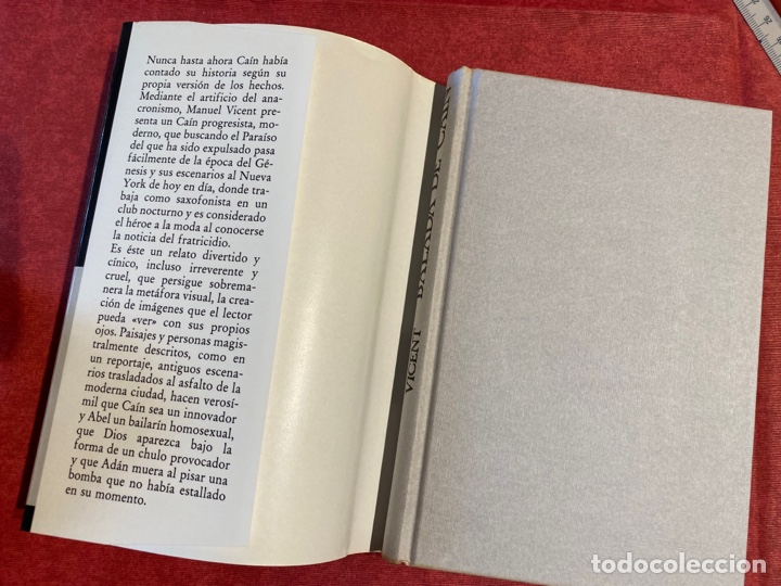 Libros de segunda mano: LA BALADA DE CA&Iacute;N - Manuel Vicent - Foto 4