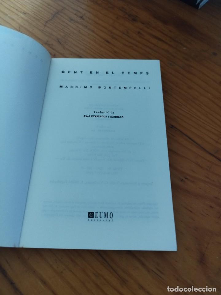 Libros de segunda mano: Massimo Bontempelli - Gent en el temps - Ed. Eumo. - Foto 3