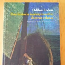 Libros de segunda mano: ODILON REDON UNA HISTORIA INCOMPRENSIBLE & OTROS RELATOS. Lote 348695258