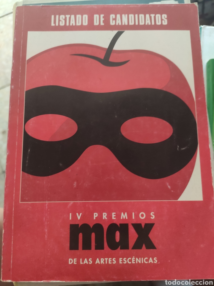 Gebrauchte B&uuml;cher: LISTADO DE CANDIDATOS IV PREMIOS MAX DE LAS ARTES ESCENICAS. 2001