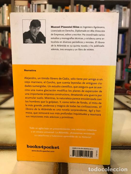 Libros de segunda mano: El librero de la Atl&aacute;ntida. Manuel Pimentel. - Foto 2