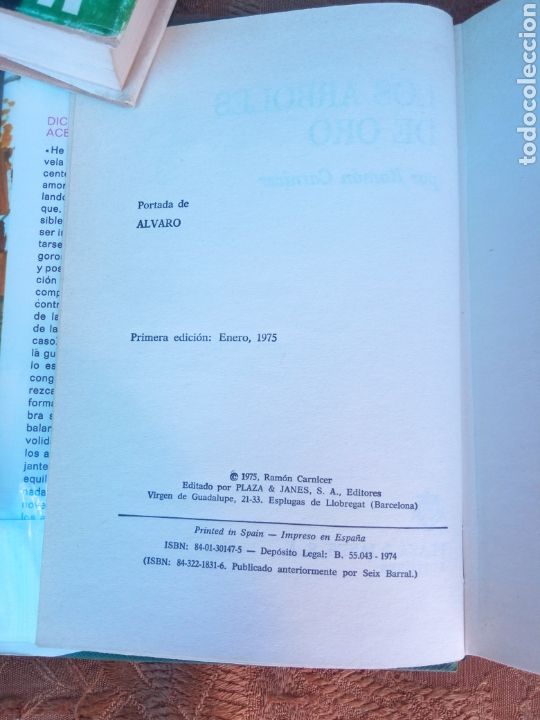 Libros de segunda mano: LOS ARBOLES DE ORO,a&ntilde;o1975 - Foto 2