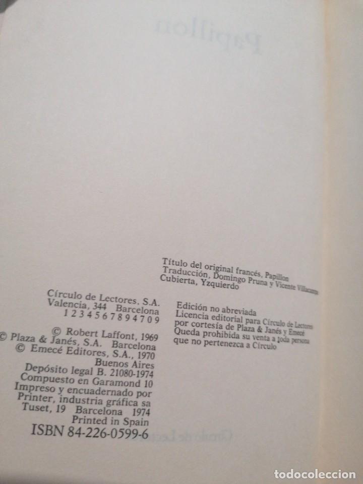 Libros de segunda mano: PAPILLON - Foto 3