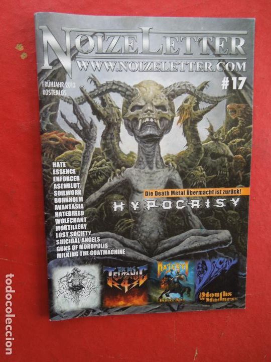 Gebrauchte B&uuml;cher: NOIZELETTER 17 - 2013 - REVISTA - HYPOCRISY - THE MOUTHS MADNESS ...