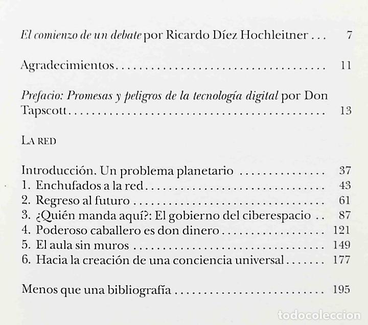 Libros de segunda mano: La red (Juan Luis Cebri&aacute;n) Taurus 1998 - Foto 3