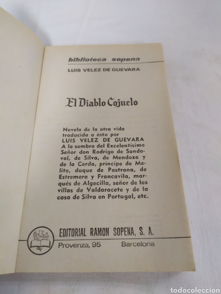 Libros de segunda mano: El diablo cojuelo - Foto 3