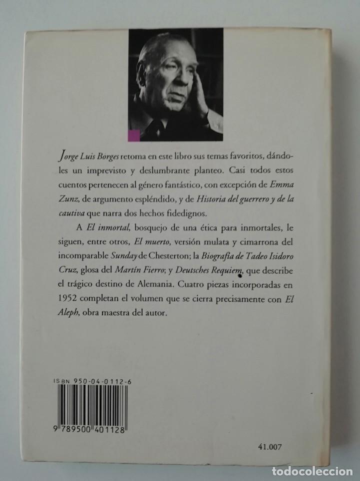 Libros de segunda mano: EL ALEPH - JORGE LUIS BORGES - ED. EMEC&Eacute; 1996 - Foto 2