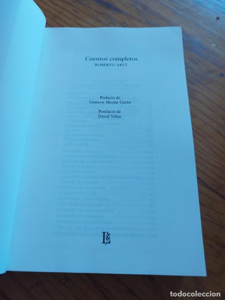 Libros de segunda mano: Cuentos completos. Roberto Arlt. Losada. - Foto 3