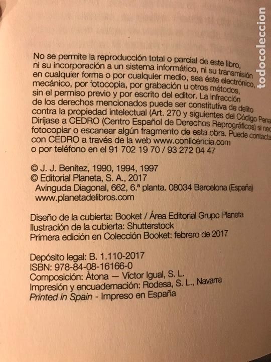 Libros de segunda mano: Una luz en el interior 2. J J Ben&iacute;tez. - Foto 3