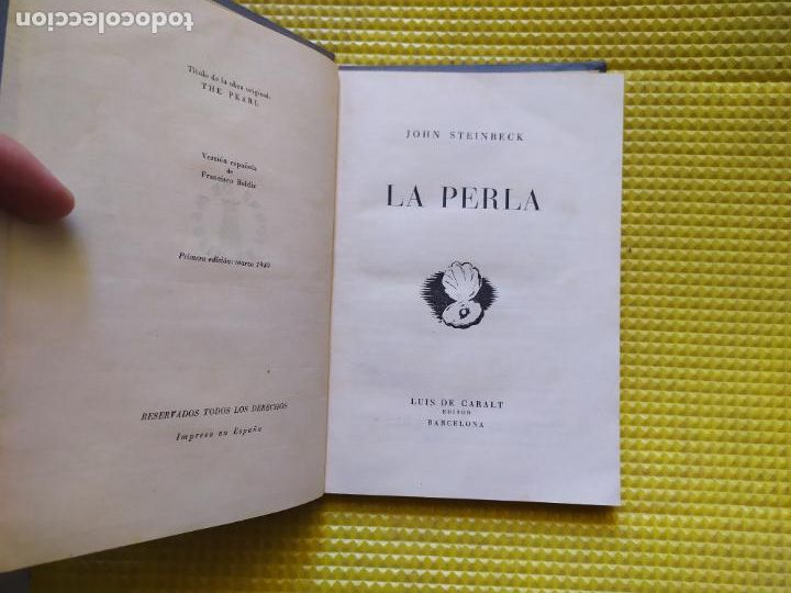 Libros de segunda mano: LA PERLA JOHN STEINBECK - Foto 2