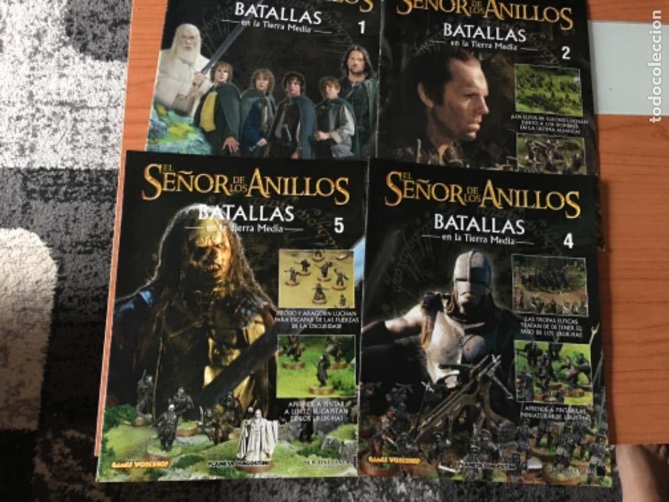 Libros de segunda mano: El se&ntilde;or de los anillos batallas en la tierra media lote
