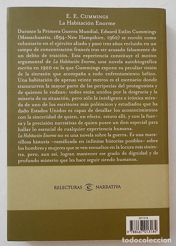 Libros de segunda mano: La habitaci&oacute;n enorme - E.E. Cummings - Espasa (2004) - Foto 2