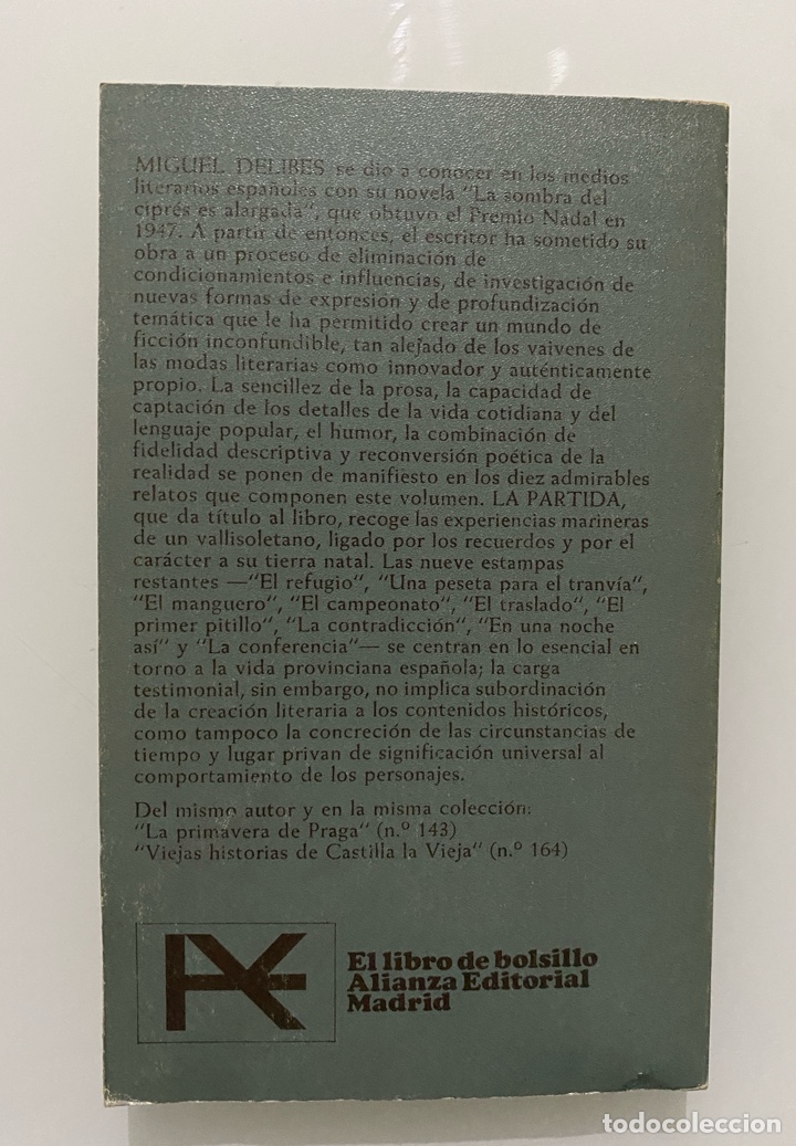 Libros de segunda mano: La partida - DELIBES, Miguel - Foto 2