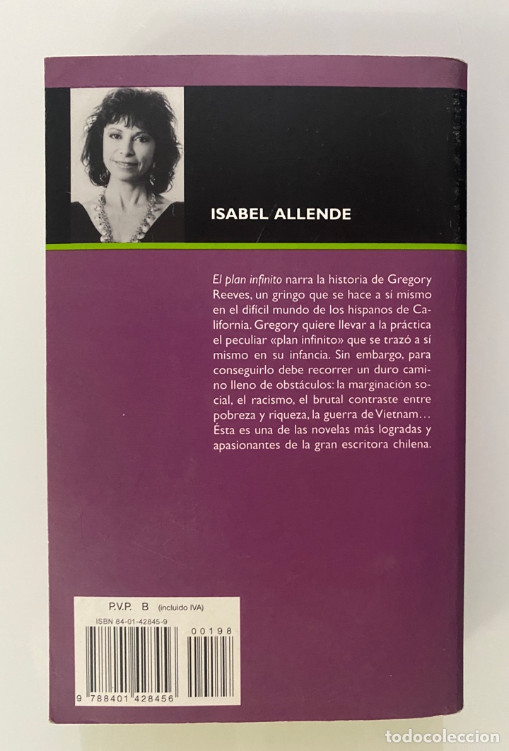 Libros de segunda mano: El plan infinito - ALLENDE, Isabel - Foto 2
