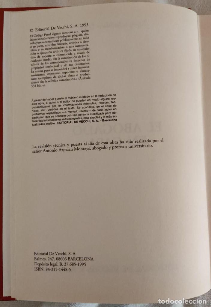 Libros de segunda mano: El Abogado en casa. - Foto 4