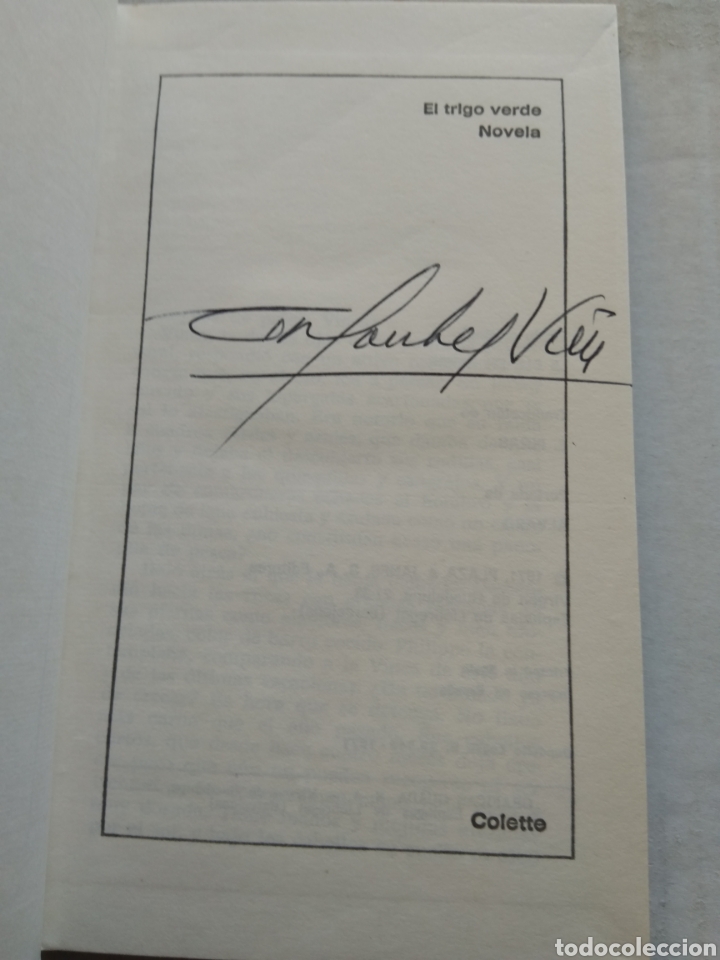 Libros de segunda mano: EL TRIGO VERDE/COLETTE - Foto 2