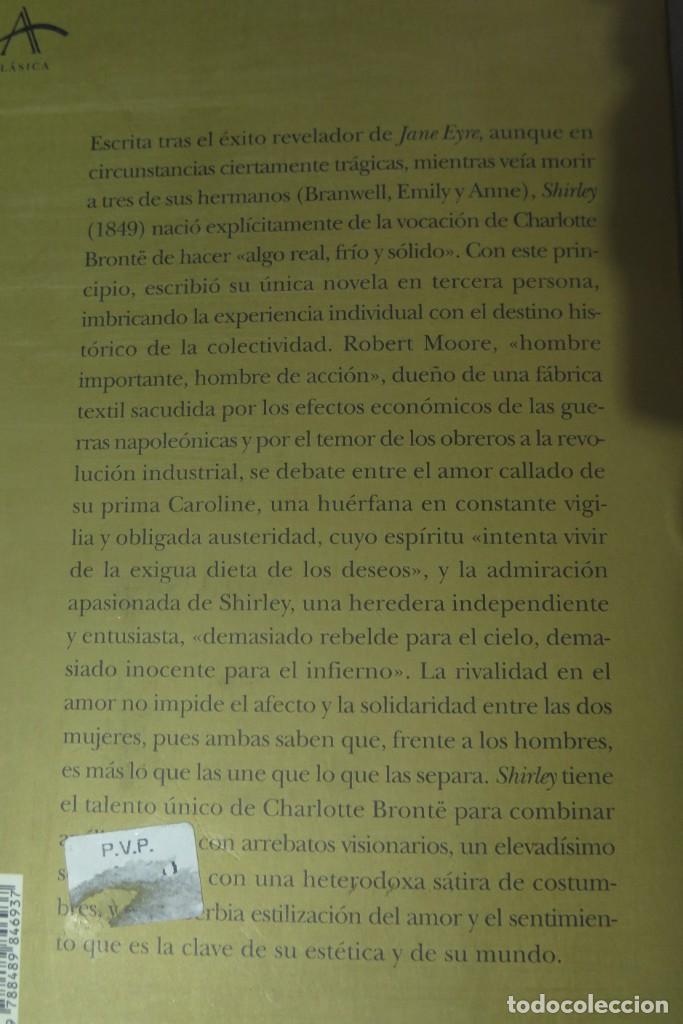 Libros de segunda mano: 1999.- Shirley. Bronte - Foto 2