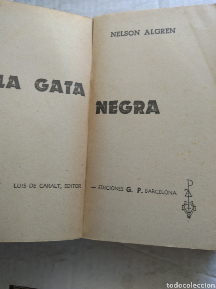 Libros de segunda mano: LA GATA NEGRA/NELSON ALGREN - Foto 2