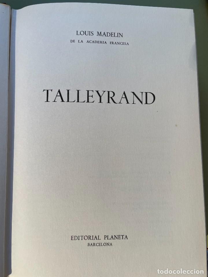 Libros de segunda mano: TALLEYRAND LOUIS MADELIN - Foto 3