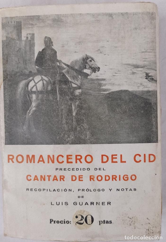 Libros de segunda mano: ROMANCERO DEL CID. Edici&oacute;n de LUIS GUARNER - Foto 1