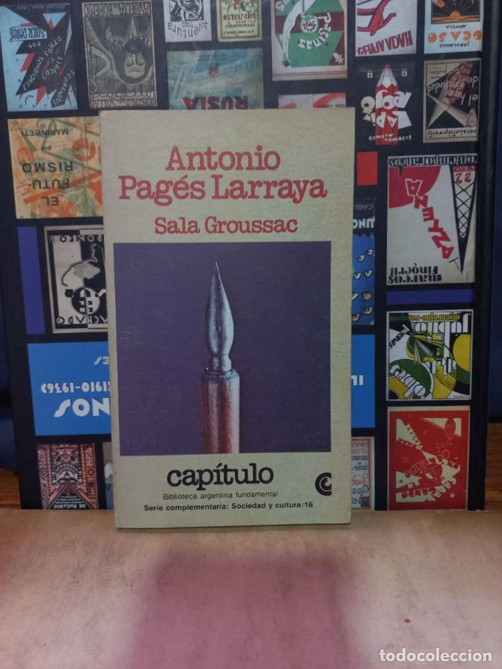 Libros de segunda mano: Antonio Pag&eacute;s Larraya - Sala Groussac - 1982 - Foto 1